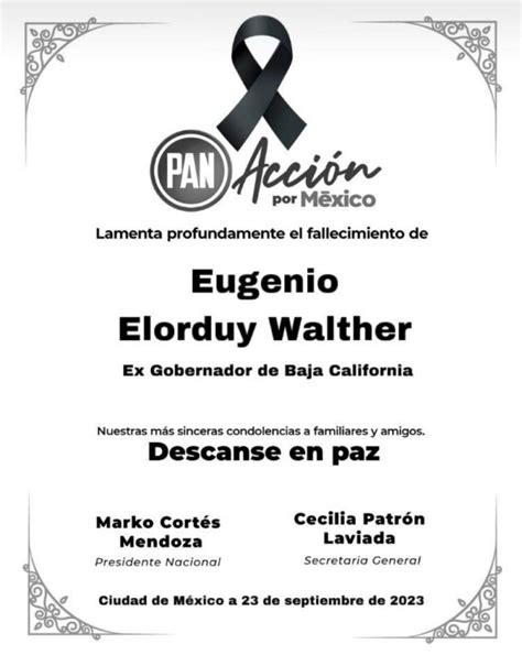 Fallece Eugenio Elorduy Walther Ex Gobernador De Baja California Ksdy 50