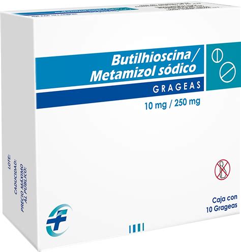 MP BUTILHIOSCINA METAMIZOL 10 250 MG C 10 TABLETAS Farmapronto