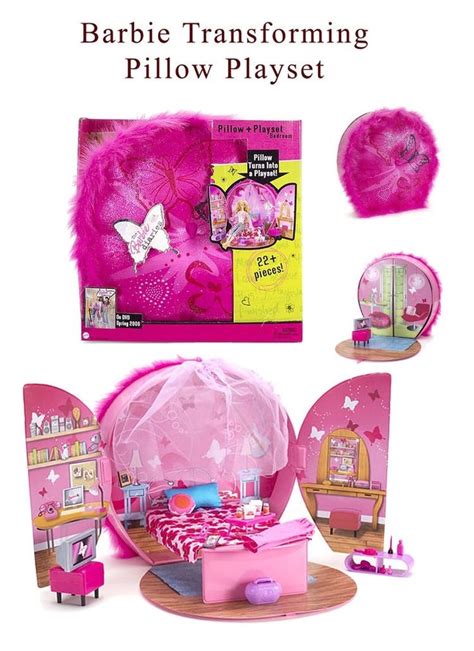 Barbie Diaries 2006 Pillow Playset | Barbie doll house, Barbie doll set ...