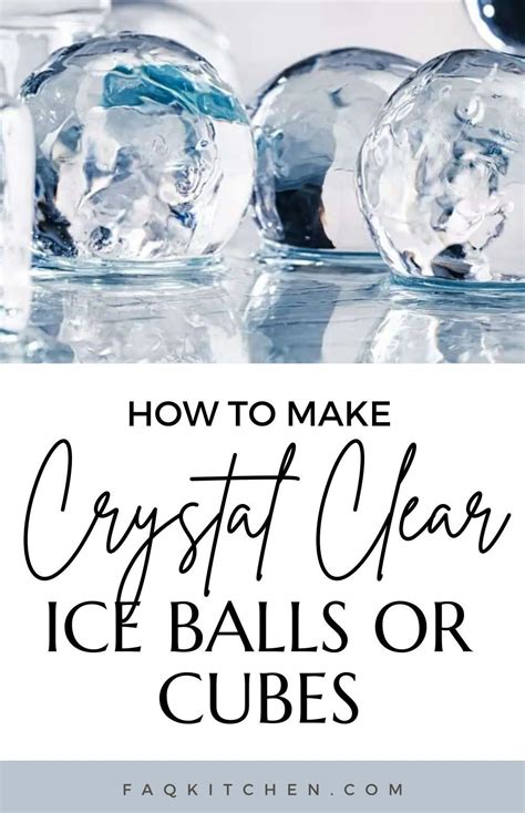 How To Make Clear Ice Cubes Artofit