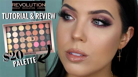 Makeup Revolution Pro Hd Amplified 35 Socialite Eyeshadow Palette