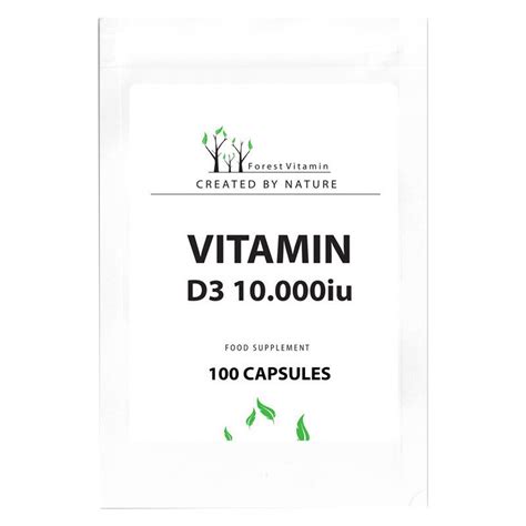 Forest Vitamin Vitamin D3 10 000iu Suplement Diety 100 Kaps Sklep Empik