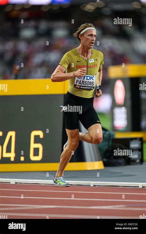 Sam Parsons Participating In The 5000 Meters At The World Athletics