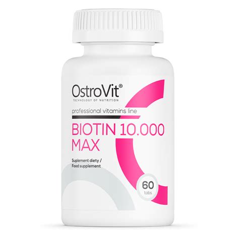 Biotin Tablete Max Vitamin B Mcg Mg Tableta