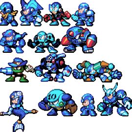 Mega Man Sprites by CaliginousArts on Newgrounds