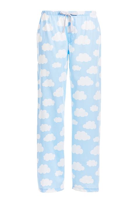 Cloud Print Plush Pyjama Pant Atelier Yuwaciaojp