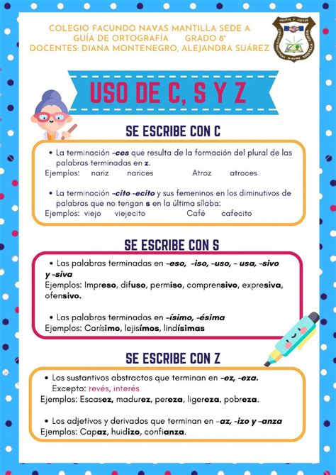 Uso De La C S Y Z Interactive Worksheet Learning Spanish Vocabulary