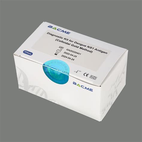 Bacme Reagent Dengue Ns1 Antigen Rapid Diagnostic Kit China Dengue