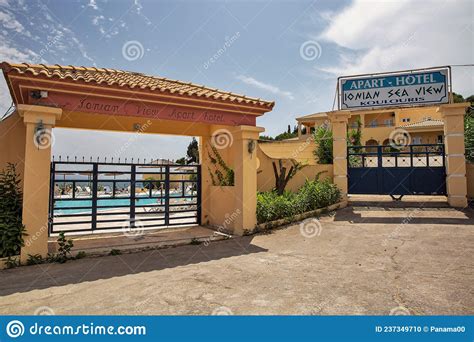 Ionian Sea View Hotel Koulouris In Kabos Corfu Greece Editorial Image