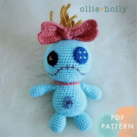 Scrump From Lilo And Stitch Amigurumi Crochet Pattern Only Ollie Holly Amigurumi Crochet