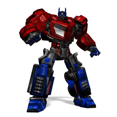 A Red And Blue Robot That Is Standing Up