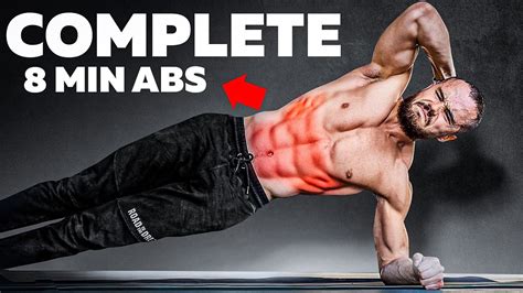 COMPLETE 8 Min ABS Workout At Home ABS ON FIRE YouTube