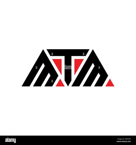 Mtm Triangle Letter Logo Design With Triangle Shape Mtm Triangle Logo