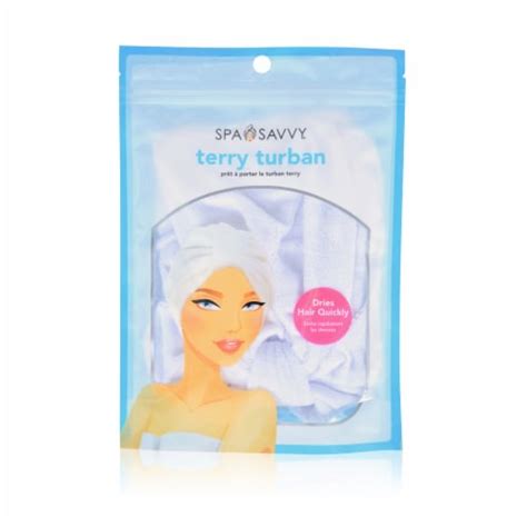 Spa Savvy Microfiber Terry Turban 1 Ct Kroger