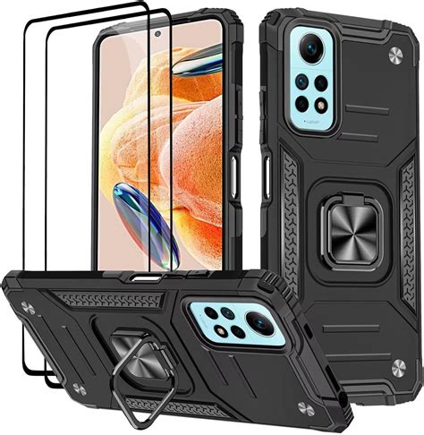 Kansi Coque Pour Xiaomi Redmi Note 12 Pro 4g Redmi Note 11 Pro 5g4g Verre Trempé 2 Pièces