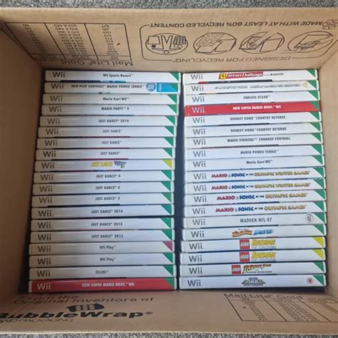 Nintendo Wii Games Bundle Joblot Pick Your Own Games Multi Buy