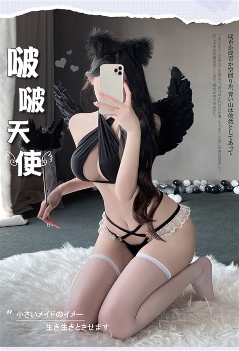 Bebinca Sexy Lingerie Cross Laced Up Three Point Sexy Pajamas Shopee Singapore