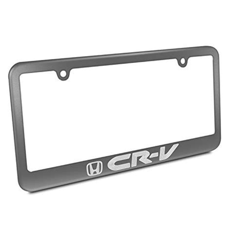 Honda CR V Gray Metal License Plate Frame Etsy