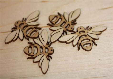 Laser Cut And Engraved Bees In A Flash Laser Laser Engraving