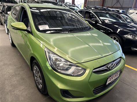 Hyundai Accent Active Rb Green Sp Automatic D Hatchback City