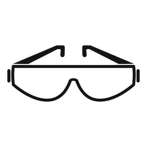 Safety Glasses Icon Simple Style 14626513 Vector Art At Vecteezy