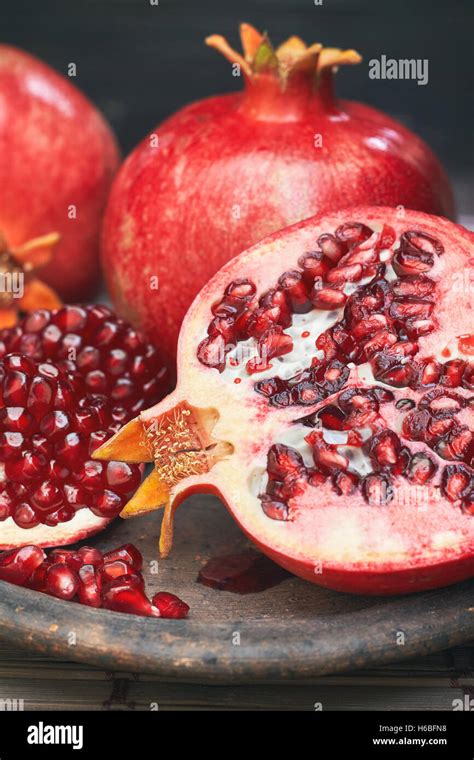 Pomegranate Hi Res Stock Photography And Images Alamy