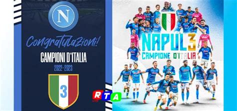 Napoli Campione Ditalia Terzo Scudetto Il Primo Dellera De