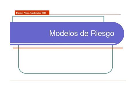 PDF Modelos De Riesgo DOKUMEN TIPS