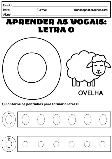 Atividades Vogais Para Imprimir Alunos E Professores