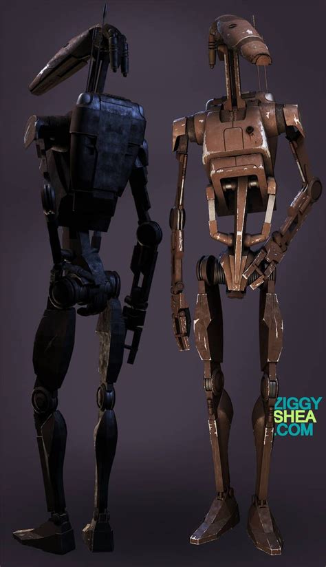 60 Cool B1 Battle Droid 3d Model Free Mockup