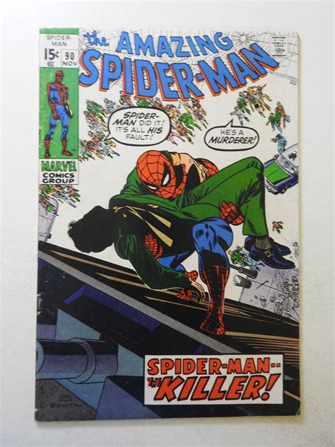 The Amazing Spider Man Fn Condition Stain Bc Comic Books