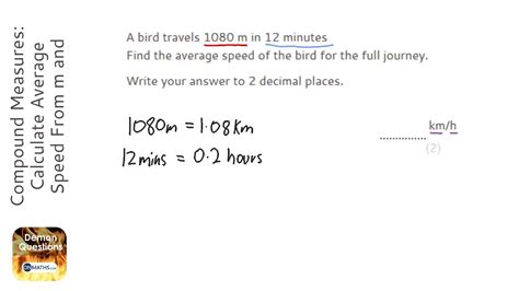 How To Work Out Average Speed Maths