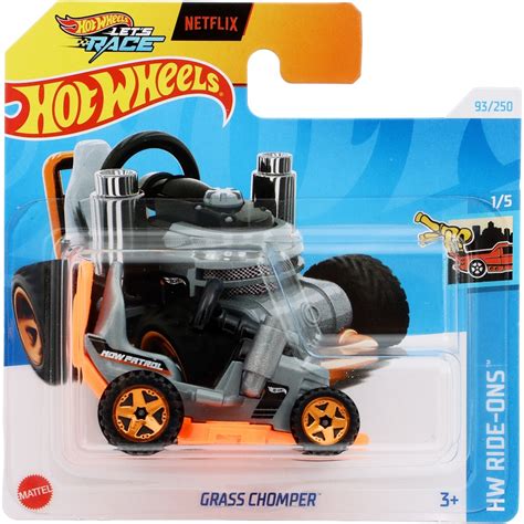 Grass Chomper Grå Let s Race Netflix Hot Wheels