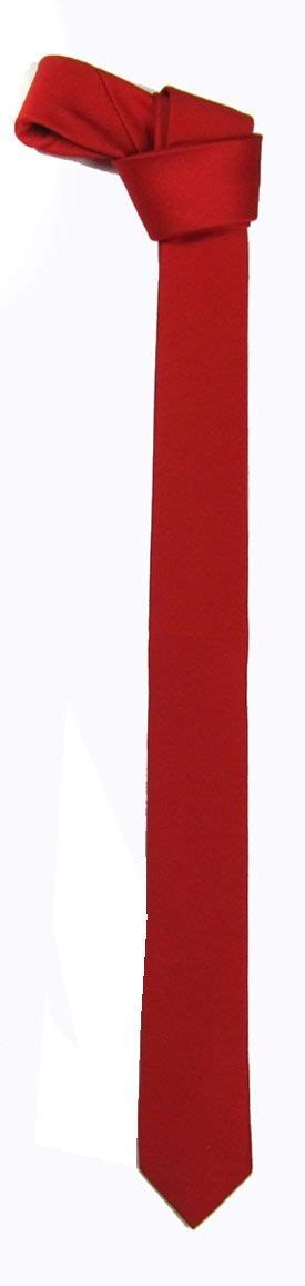 Skinny Red Ties Satin Mens Neckties Wholesale Prices No Minimums