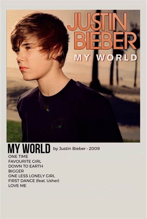 Justin bieber album poster – Artofit