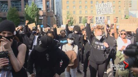 Huge Crowd Protests Racism In Vancouver As George Floyd Protests Rock U