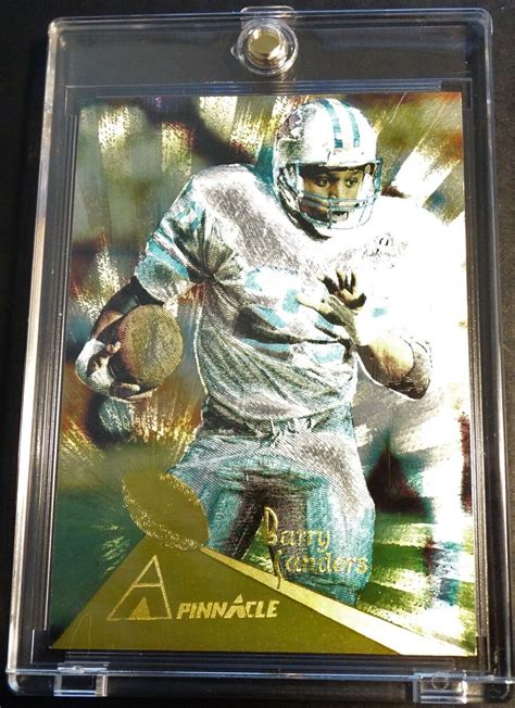 Barry Sanders Pinnacle Trophy Collection Lions Hof Ebay