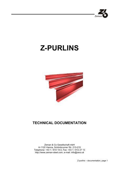 Zed Purlins Load Span Tables Elcho Table