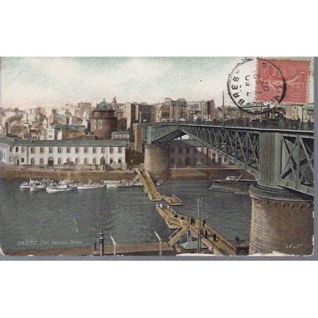 Carte Postale Brest Pont National Ferme