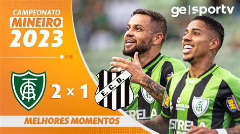 AMÉRICA MG 2 X 1 DEMOCRATA GV MELHORES MOMENTOS 5ª RODADA DO