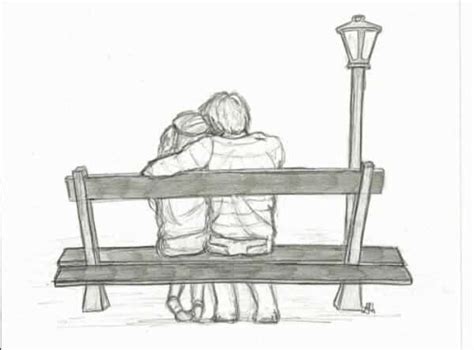 Simple Pencil Drawings Of Couples