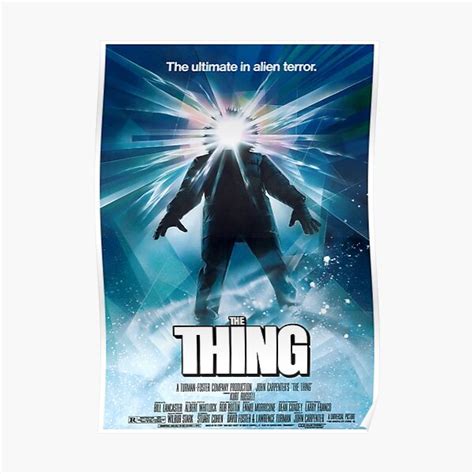 "THE THING (1982) poster" Poster for Sale by chaosprints | Redbubble