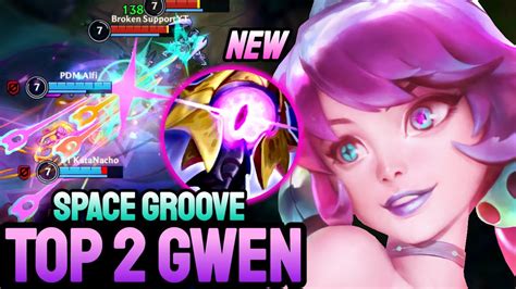 Space Groove Gwen Top 2 Gwen Gameplay Wild Rift Grandmaster Ranked