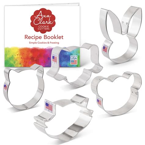 Buy Ann Clark Cookie Cutters 5 Piece Animal Faces Cookie Cutter Set