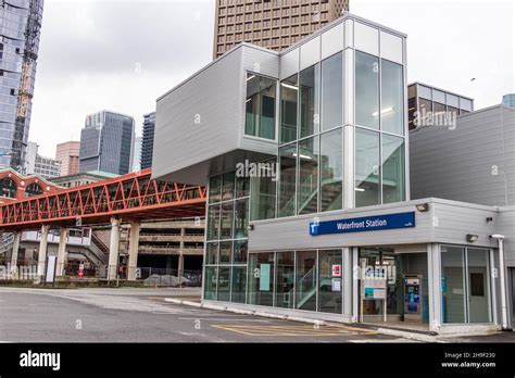 Vancouver Canada November 202021 View Of Waterfront Station And