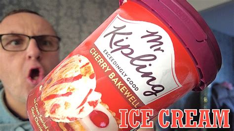 Mr Kipling Cherry Bakewell Ice Cream YouTube