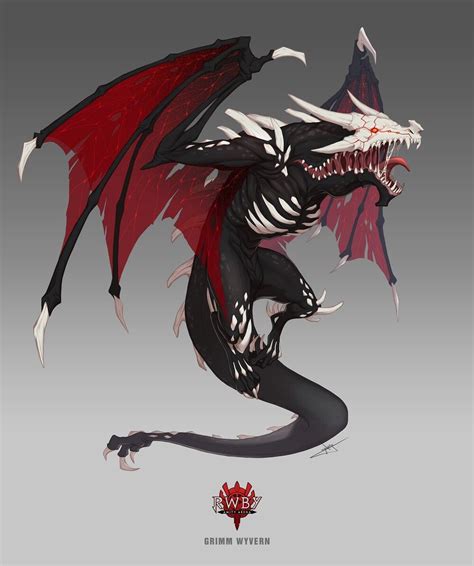 Wyvern Image Gallery RWBY Wiki Fandom Conceito Criatura De Arte