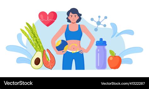 Metabolism Of Human Organism Metabolic Process Vector Image