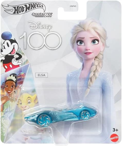 Hot Wheels Character Cars Vehículo de Juguete Elsa a Escala para niños de años en