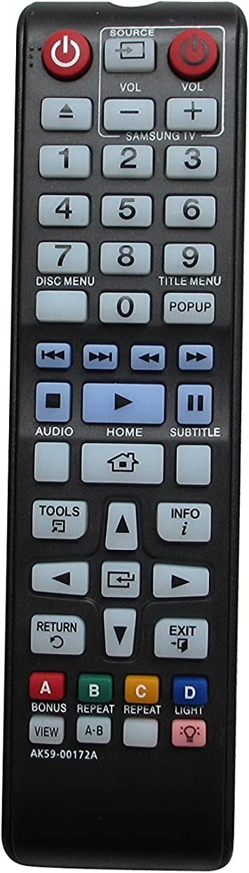 General Replacement Remote Control For Samsung BD D5300 ZA BD J7500 ZA